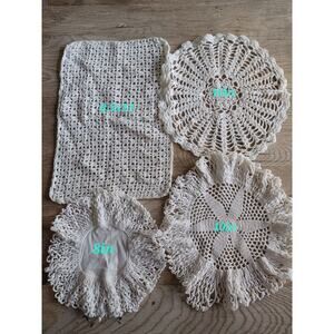 Vintage Doilies set of 4